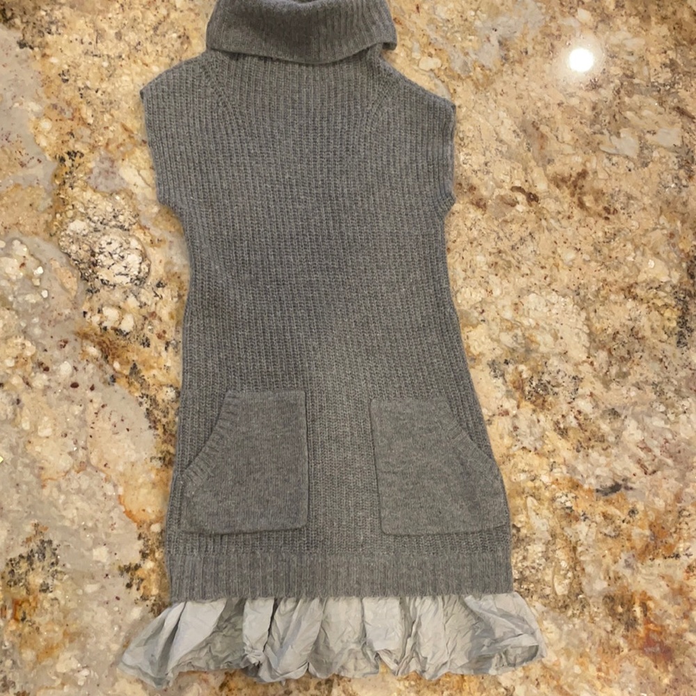 Very Cute and Comfy Crewcuts Dress with Silk Ruffle